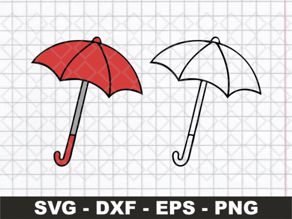 Umbrella Totoro SVG