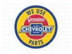 We Use Parts Chevrolet Vector PNG Decals Files VECTOR