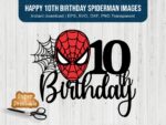 happy 10th birthday spiderman images