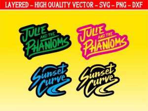 julie and the phantoms logo (SVG, PNG, EPS, DXF)