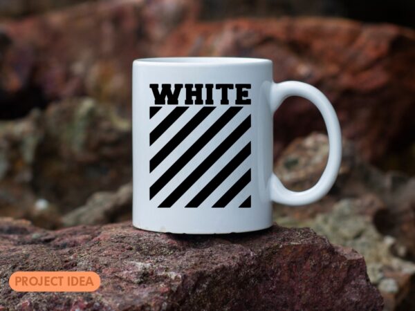 off white mug project ideas Vectorency Off White Logo SVG