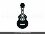 vector icon guitar SVG Cricut