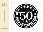 50th birthday party t-shirt design download EPS