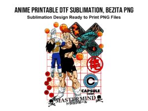 Anime Printable DTF Sublimation, Bezita PNG
