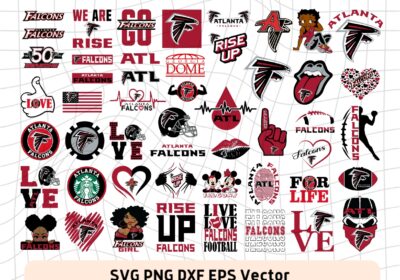 Atlanta Falcons SVG, Logo Vector, NFL, American Football SVG