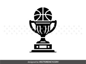 Basketball Trophy SVG