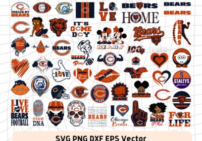 Chicago Bears SVG Files, Logo Vector, NFL SVG Team