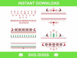 Christmas Ugly Sweater SVG Cut File