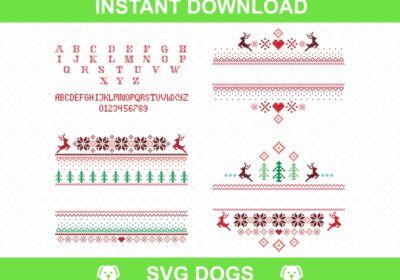 Christmas Ugly Sweater SVG Cut File