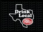 Drink Local Dr Pepper SVG PNG