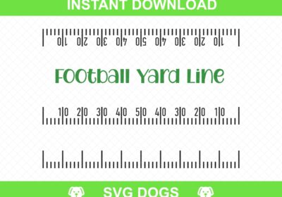Football Yard Line SVG Cut Files