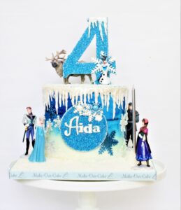Frozen Birthday Cake - Design 3 - Make Our Cake