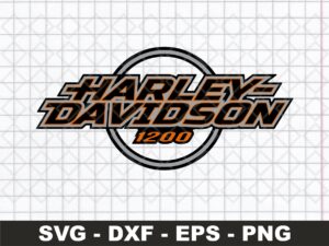 Harley Davidson 1200 Vector Files, SVG Cricut FILE