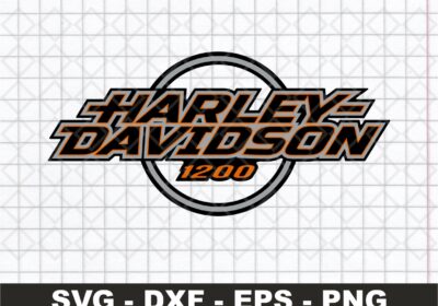 Harley Davidson 1200 Vector Files, SVG Cricut FILE