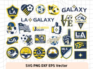 MLS Logo LA Galaxy SVG, Logo Vector, Bundle