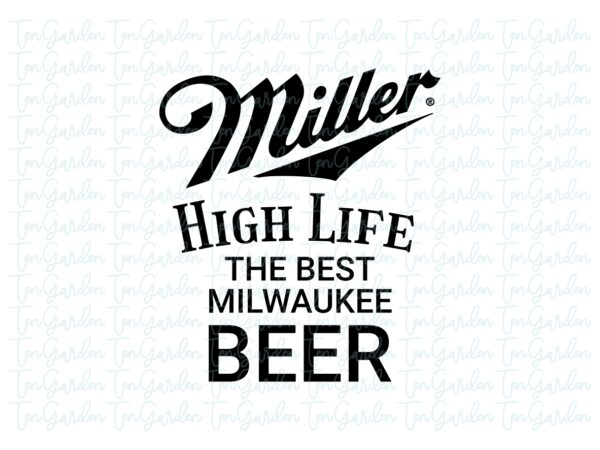 Miller Beer SVG, PNG, EPS