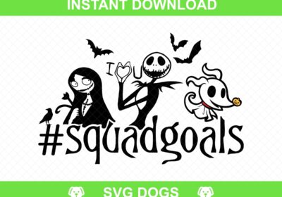 Nightmare Before Christmas Squad goals SVG