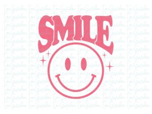 Smile Emoji SVG Cut Files