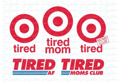 Tired Moms Mom Club SVG