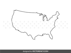 US Map Outline SVG Files