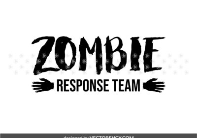 zombie response team png, svg cut file, funny Halloween