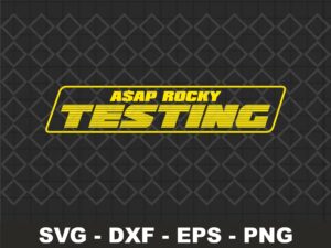 A$AP Rocky TESTING Logo SVG
