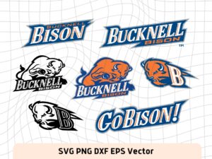 Bucknell Bison Logo SVG, Vector, PNG