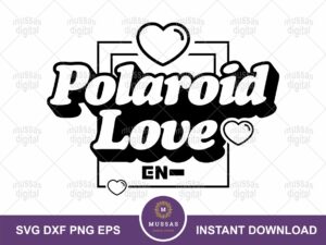 Enhypen Polaroid Love SVG Dowload