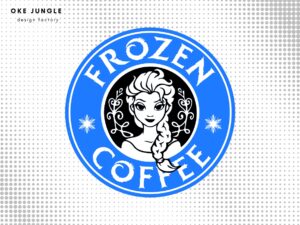Frozen Coffee SVG PNG Image