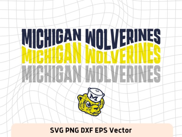 Michigan Wolverines Mascot T-Shirt Design Download