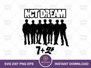 NCT Dream Hot Sauce SVG Vector Image