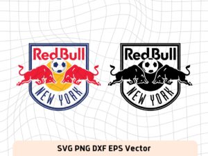 New York Red Bulls Logo SVG Cut Files Vector