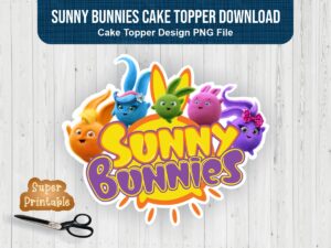 Sunny Bunnies Cake Topper Download