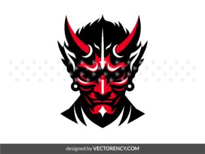 villain black and red SVG