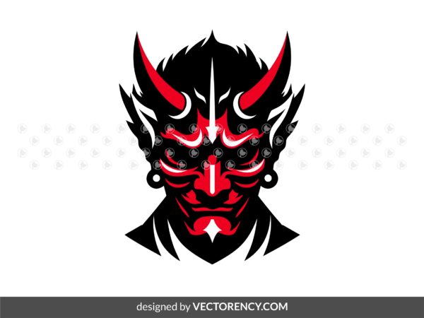 villain black and red SVG