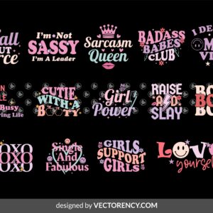 Feminist Girls Svg